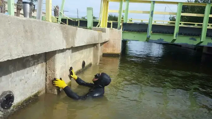 Concrete Seawall Repair using Jet Filter 1