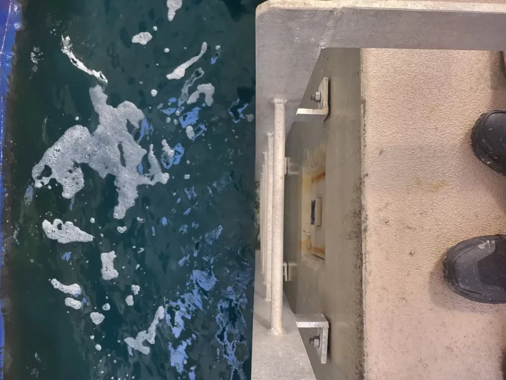 Concrete Seawall Repair using Jet Filter 2