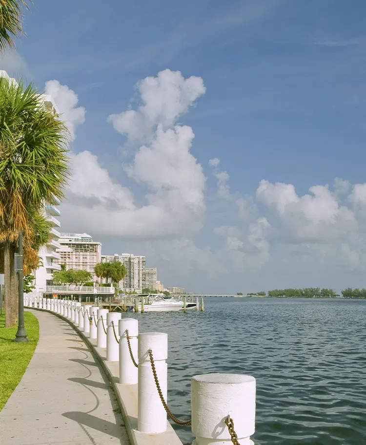 seawall inspection in miami - outside view